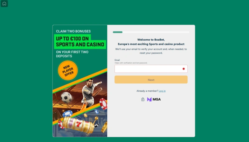 boabet login page
